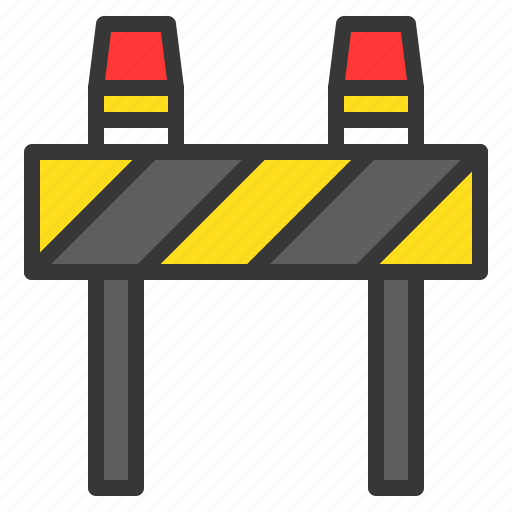 Barrier, construction, equipment, protective, road barrier, tools icon - Download on Iconfinder