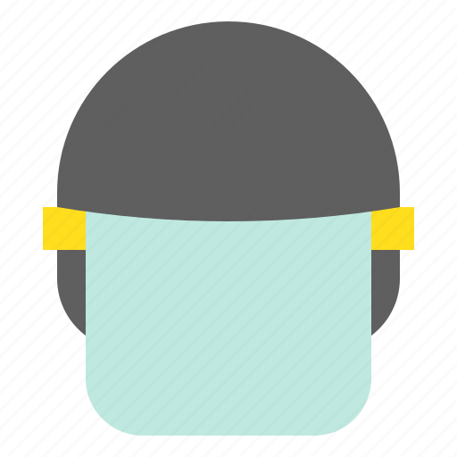 Equipment, protection, protective, riot helmet, safety icon - Download on Iconfinder