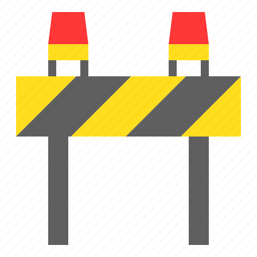 Barrier, construction, equipment, protective, road barrier, safety icon - Download on Iconfinder