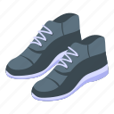 sport, gym, shoes, isometric 