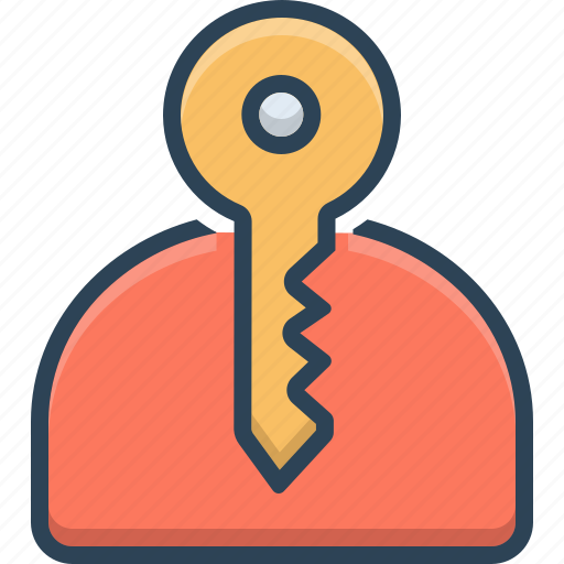 Access, admin, authority, key, modern, person icon - Download on Iconfinder