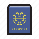passport, travel, boarding pass, immigration