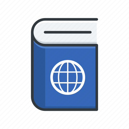 Passport, identification, work visa, travel documents icon - Download on Iconfinder