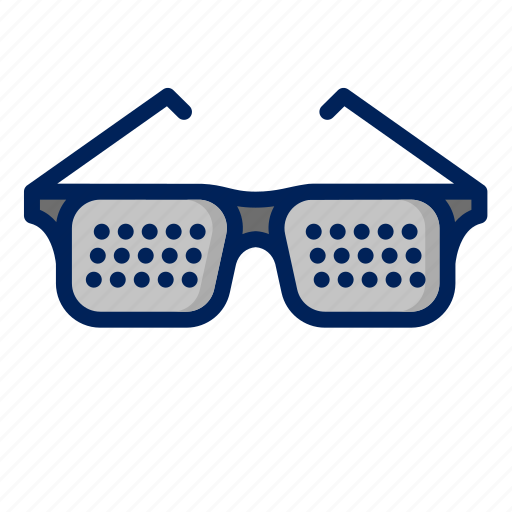 Pinhole, glasses, spectacles, disabilities, disability, disabled icon - Download on Iconfinder
