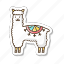 alpaca, woolly llama, camelid, ruminant animal 