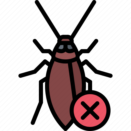 Cockroach, cross, beetle, bug, insect, pest, control icon - Download on Iconfinder