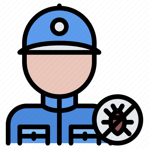 Man, job, beetle, bug, insect, pest, control icon - Download on Iconfinder