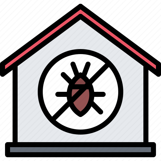 House, building, beetle, bug, insect, pest, control icon - Download on Iconfinder