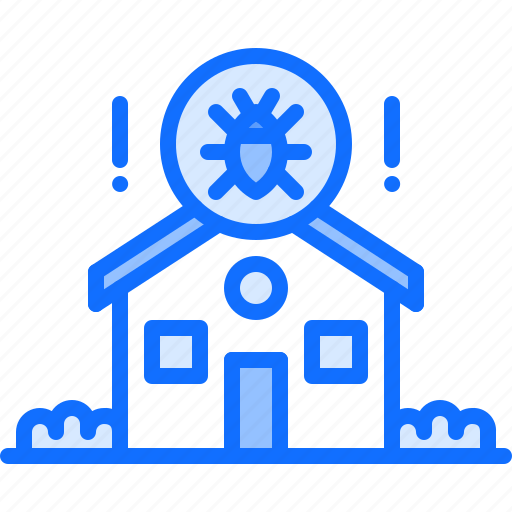House, warning, beetle, bug, insect, pest, control icon - Download on Iconfinder