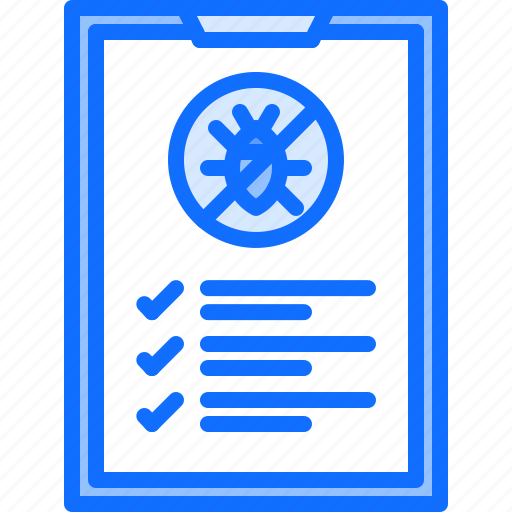 Ckeck, list, beetle, bug, insect, pest, control icon - Download on Iconfinder