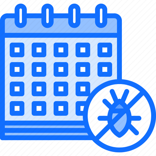 Calendar, date, beetle, bug, insect, pest, control icon - Download on Iconfinder