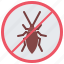 cockroach, no, sign, beetle, bug, insect, pest, control 