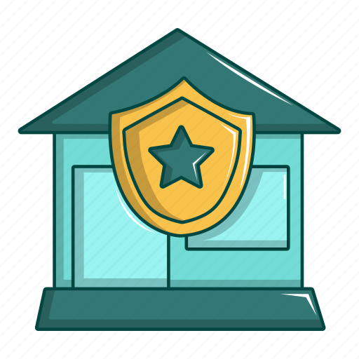 Care, cartoon, home, house, protect, protected, protection icon - Download on Iconfinder