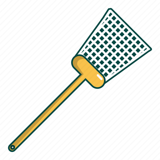 Bug, cartoon, fly, insect, kill, swatter, watter icon - Download on Iconfinder
