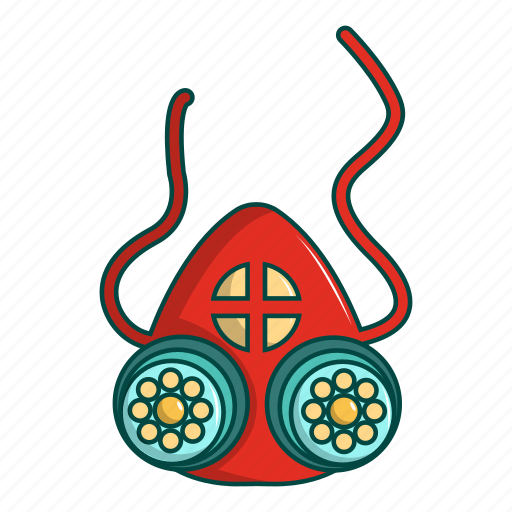 Cartoon, dust, mask, protection, protective, respiratory, safety icon - Download on Iconfinder