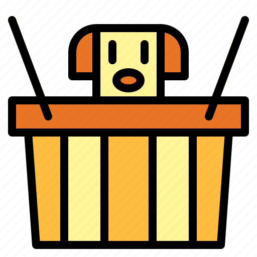 Basket, dog, pet, shopping icon - Download on Iconfinder