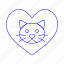 animal, cat, emoji, heart, kitty, love, pet, pink, pride 