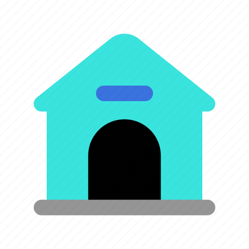 Dog, house, doghouse, dogshed, kennel, pet, animal icon - Download on Iconfinder
