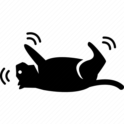 Cat, floor, pet, playing icon - Download on Iconfinder