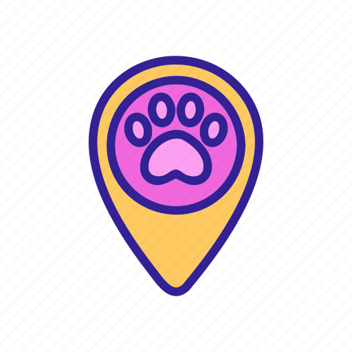 Clinic, dog, paw, pet, veterinary icon - Download on Iconfinder