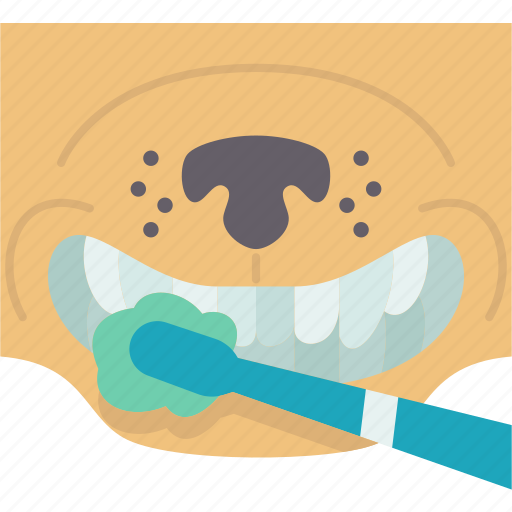 Teeth, brushing, pet, dental, care icon - Download on Iconfinder