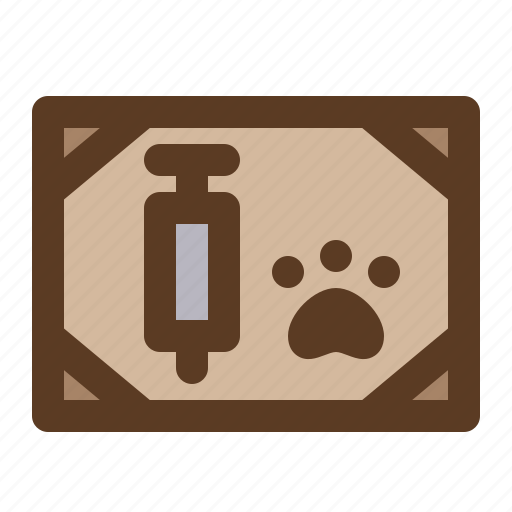 Vaccinated, vaccine certificate, record, pet icon - Download on Iconfinder