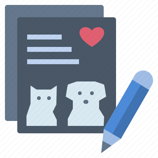 Pet, column, data, pedigree, pet story, pet forum icon - Download on Iconfinder