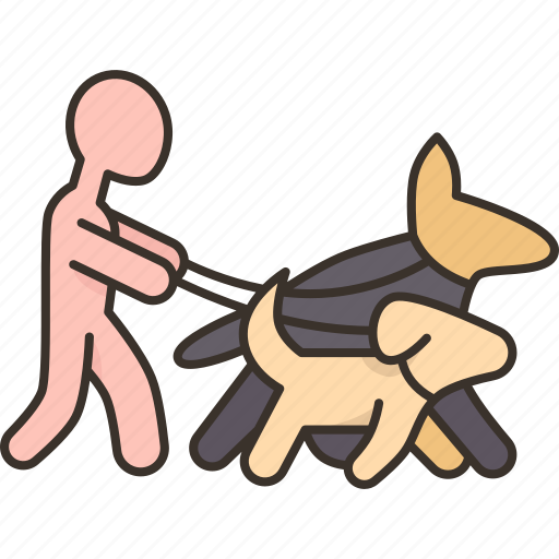 Dog, walker, pet, care, service icon - Download on Iconfinder