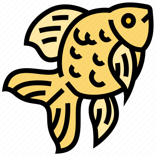 Aquatic, goldfish, pet, swimming, water icon - Download on Iconfinder