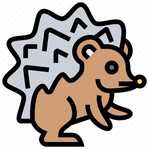 Hedgehog, porcupine, quill, spiky, wildlife icon - Download on Iconfinder