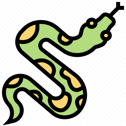 Danger, reptile, serpent, snake, viper icon - Download on Iconfinder