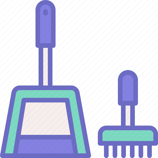 Dustpan, broom, clean, hygiene, housework icon - Download on Iconfinder