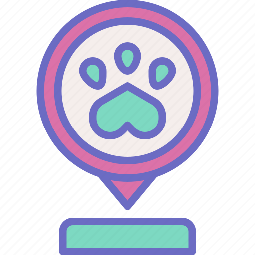 Placeholder, pin, map, pet, shop icon - Download on Iconfinder