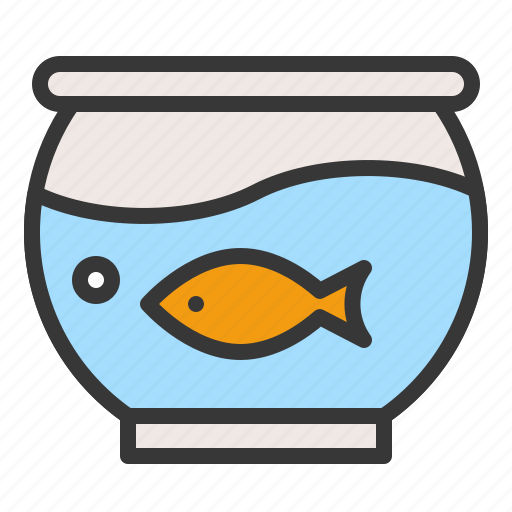 Fish, fish bowl, golden fish, pet, shop icon - Download on Iconfinder