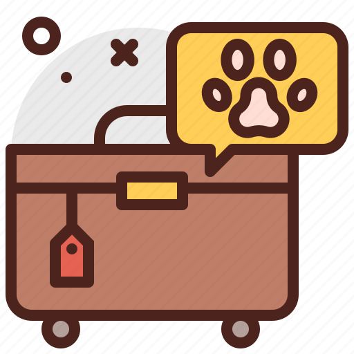 Bag, tag, pet, vacation icon - Download on Iconfinder