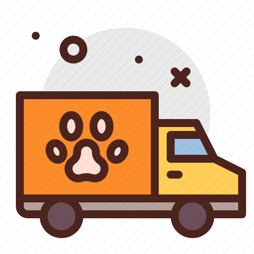 Truck, pet, vacation icon - Download on Iconfinder