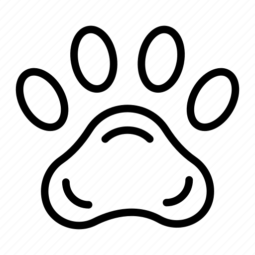 Paw, print, animals, dog, pet, trace icon - Download on Iconfinder