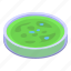 green, petri, dish, isometric 