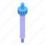 lab, pipette, isometric 