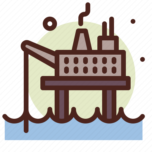 Sea, pump, oil, gas, industry icon - Download on Iconfinder