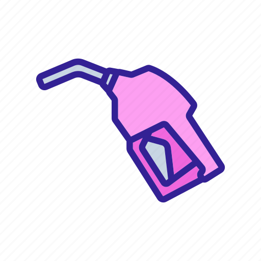 Automobile, dispensing, fuel, gun, petrol, station, tool icon - Download on Iconfinder