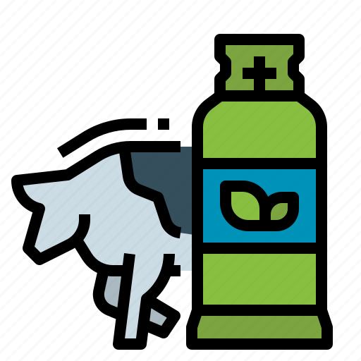 Animal, biogas, fuel, organic, plant icon - Download on Iconfinder
