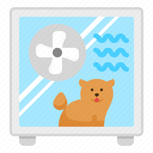 Dog, dryer, drying, box, machine, hair icon - Download on Iconfinder