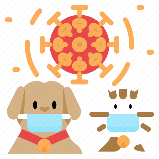 Pets, covid19, dog, viral, infection, veterinary, cat icon - Download on Iconfinder