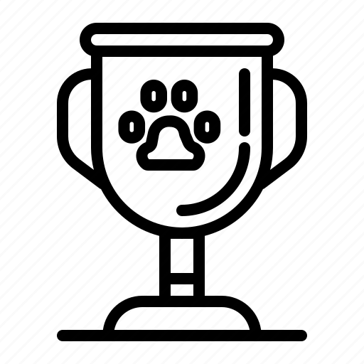 Pet trophy, pets championship, petshop, winner icon - Download on Iconfinder