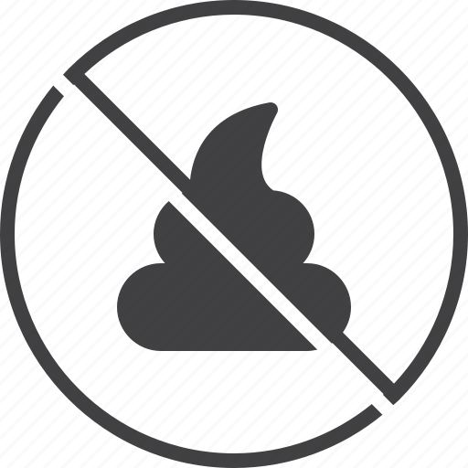 Animal, no, pet, poo icon - Download on Iconfinder