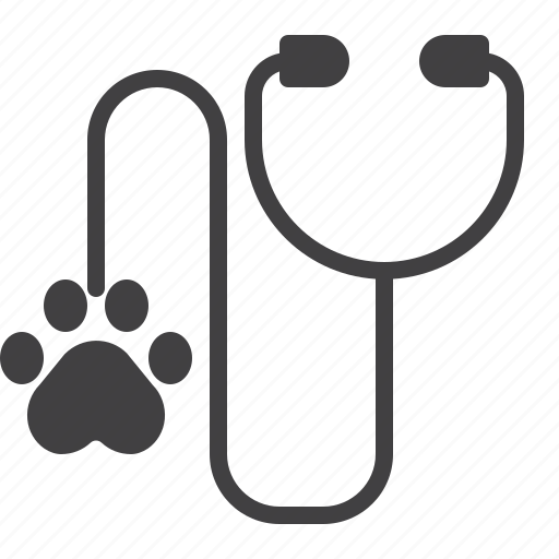 Animal, diagnosis, stethoscope, veterinary icon - Download on Iconfinder