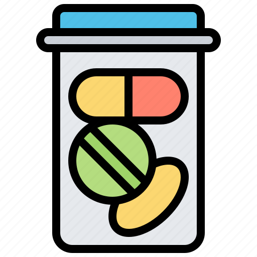 Bottle, medicine, pills, supplements, treatment icon - Download on Iconfinder