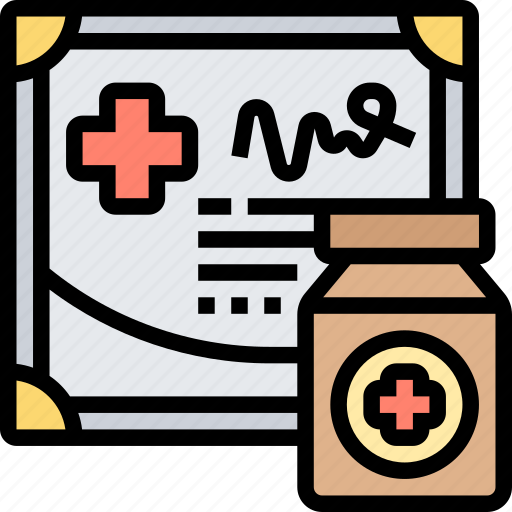 Certificate, pharmaceutical, clinic, prescription, drugs icon - Download on Iconfinder