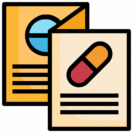 Leaflet, brochure, drug, healthcare, and, medical, pills icon - Download on Iconfinder